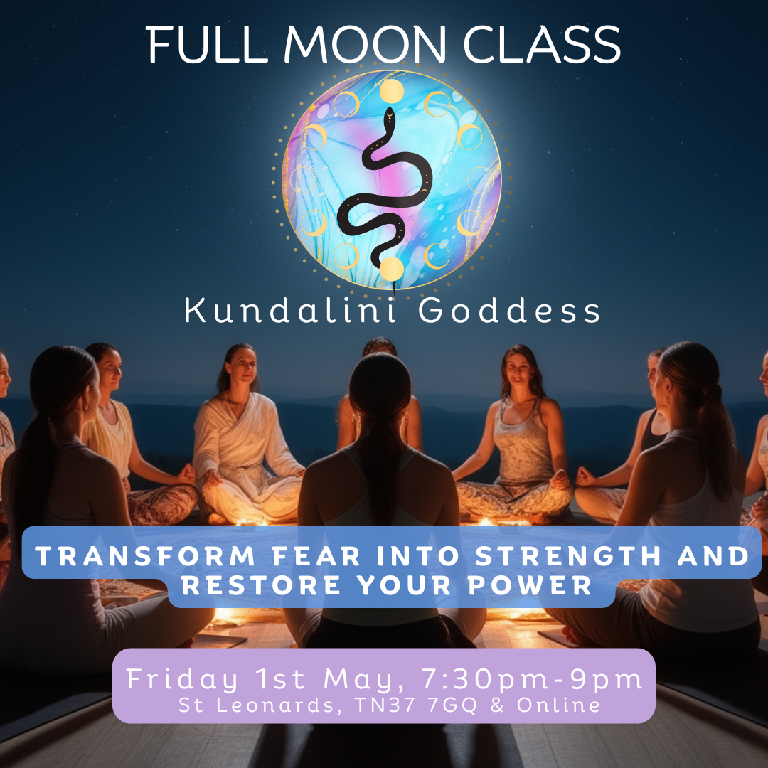 Divine feminine healing under the full moon , hastings and online kundalini goddess