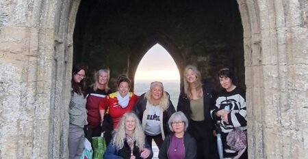 lastonbury Divine Feminine Retreat 2027 The Becoming. A sacred spring journey of healing, Kundalini Yoga, ceremony, sisterhood and creating a new path.